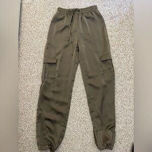 Crescent silk pants - size small